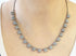 Pave Diamond Square Necklace with Clasp, (DNK-014)